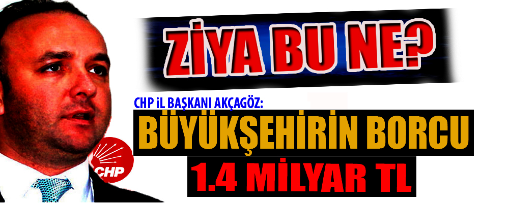 Samsun Büyükşehir’in Borcu 1.4 Milyar TL