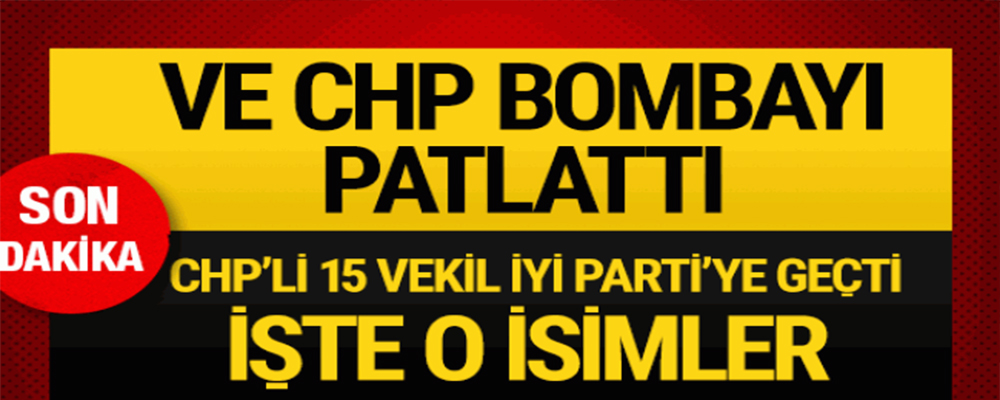 Ak Parti’ye CHP Şoku