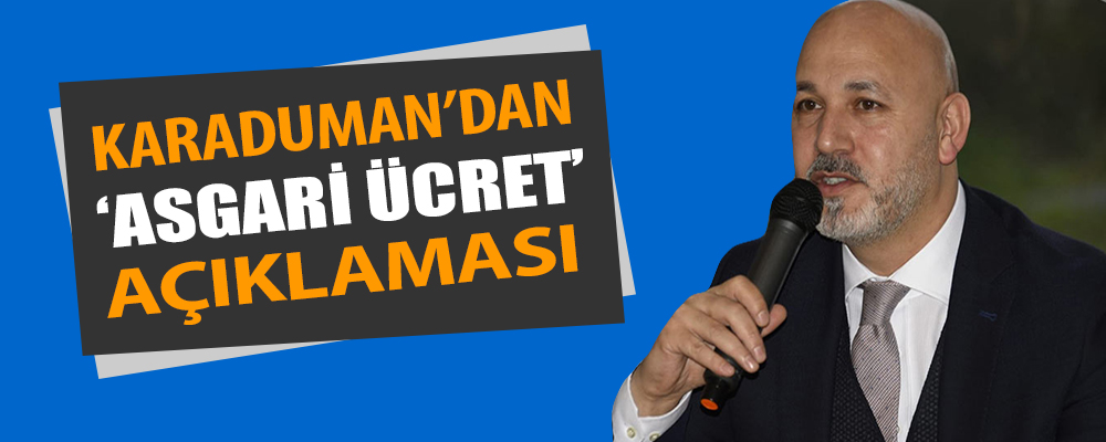 Hakan Karaduman.’ Yeni Asgari Ücret Türkiye’ye Hayırlı Olsun’