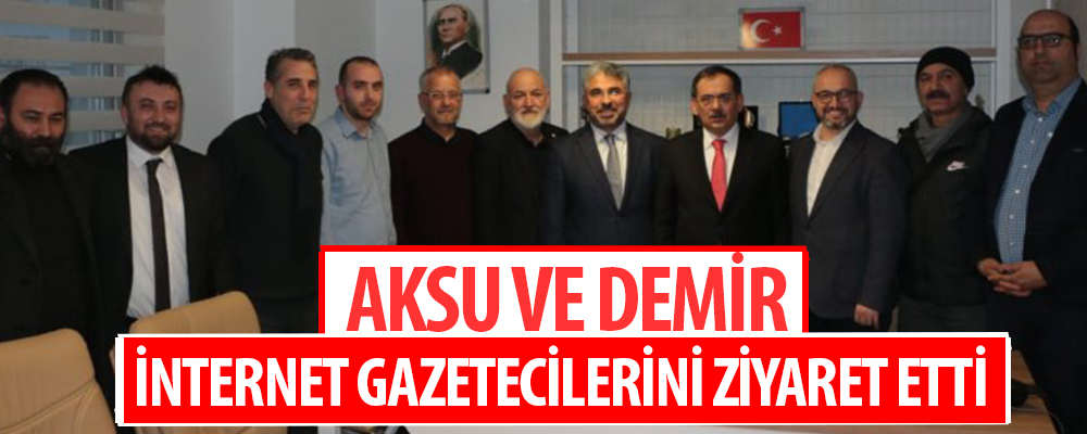 Demir Samsun İnternet Gazetecileri Cemiyeti’ni ziyaret etti. Demir,  Samsun’da internet gazeteciliğinin çok güçlü olduğunu söyledi