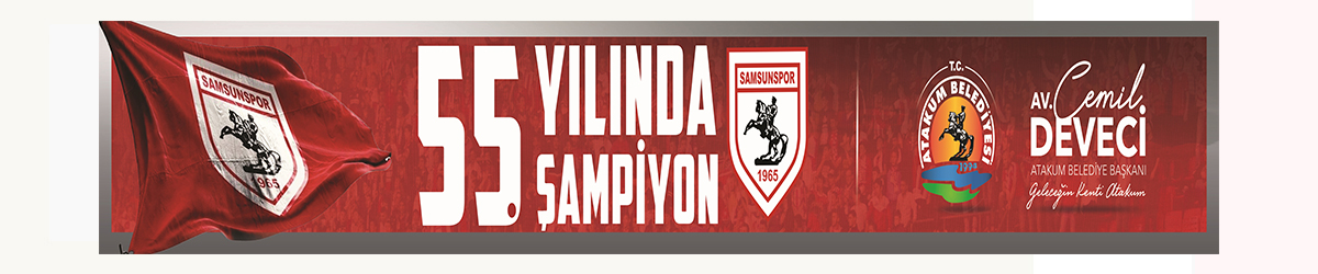 Samsunspor 55 şampiyon