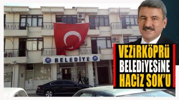 Vezirköprü Belediyesi’ne  Haciz