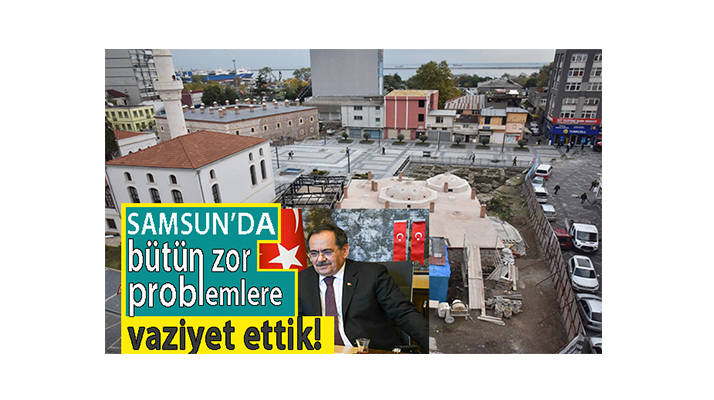 Başkan Demir: ”Zor problemlere vaziyet ettik”