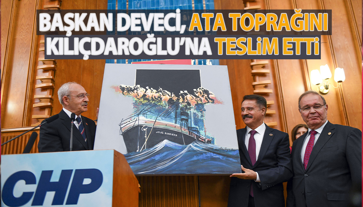 Ata Toprağı CHP Lideri Kemal Kılıçdaroğlu’na teslim edildi.