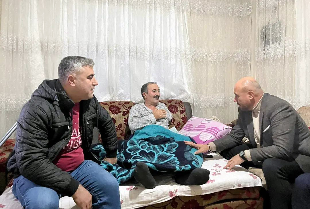 Başkan Togar Hastaları Evlerinde Ziyaret etti