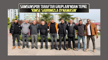 Samsunspor Taraftar Grupları’ndan tepki: ‘Kimse sabrımızla oynamasın’
