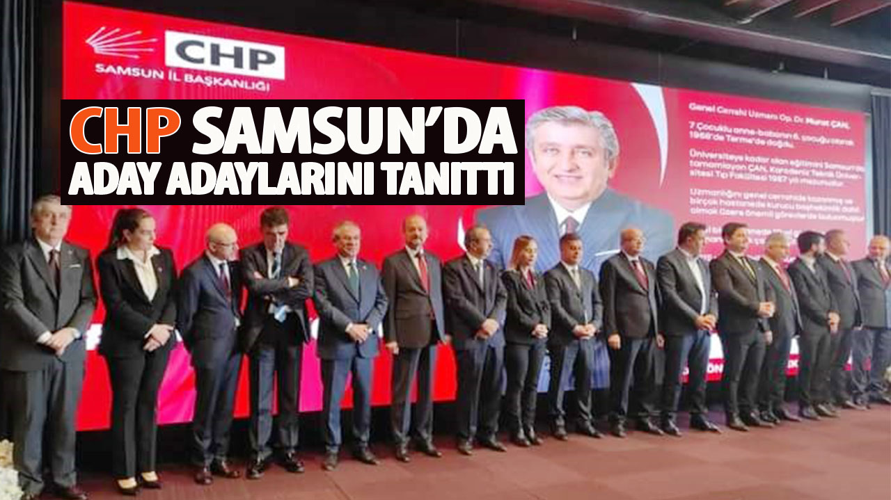 CHP ADAY ADAYLARINI TANITTI!