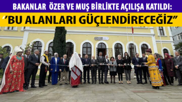 Milli Eğitim Bakanı Mahmut Özer ve Ticaret Bakanı ve AK Parti Samsun Milletvekili adayı Mehmet Muş, Samsun Olgunlaşma Enstitüsü ve Sanat Merkezi’nin açılışına katıldı.