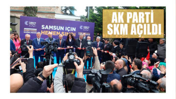 AK Parti Samsun İl Seçim Koordinasyon Merkezi’ni açtı 